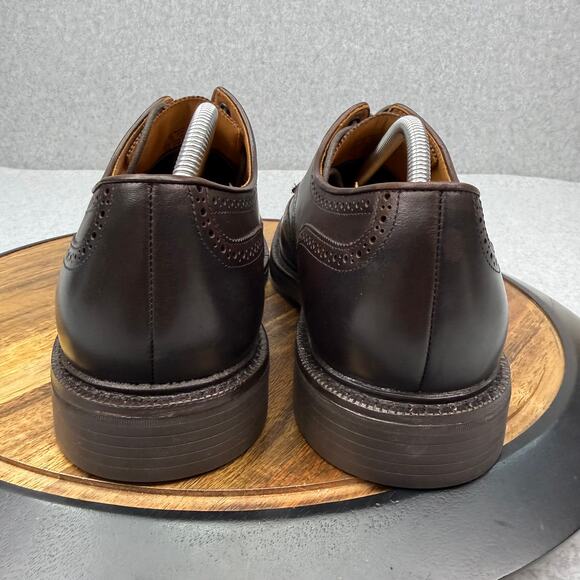 Polo Ralph Lauren Asher Wingtip Dress Shoes Men\'s 11 Dark Brown Leather Oxford main image 5